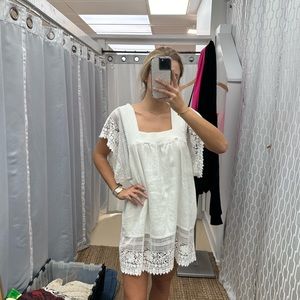 MIGUELINA WHITE DRESS size medium